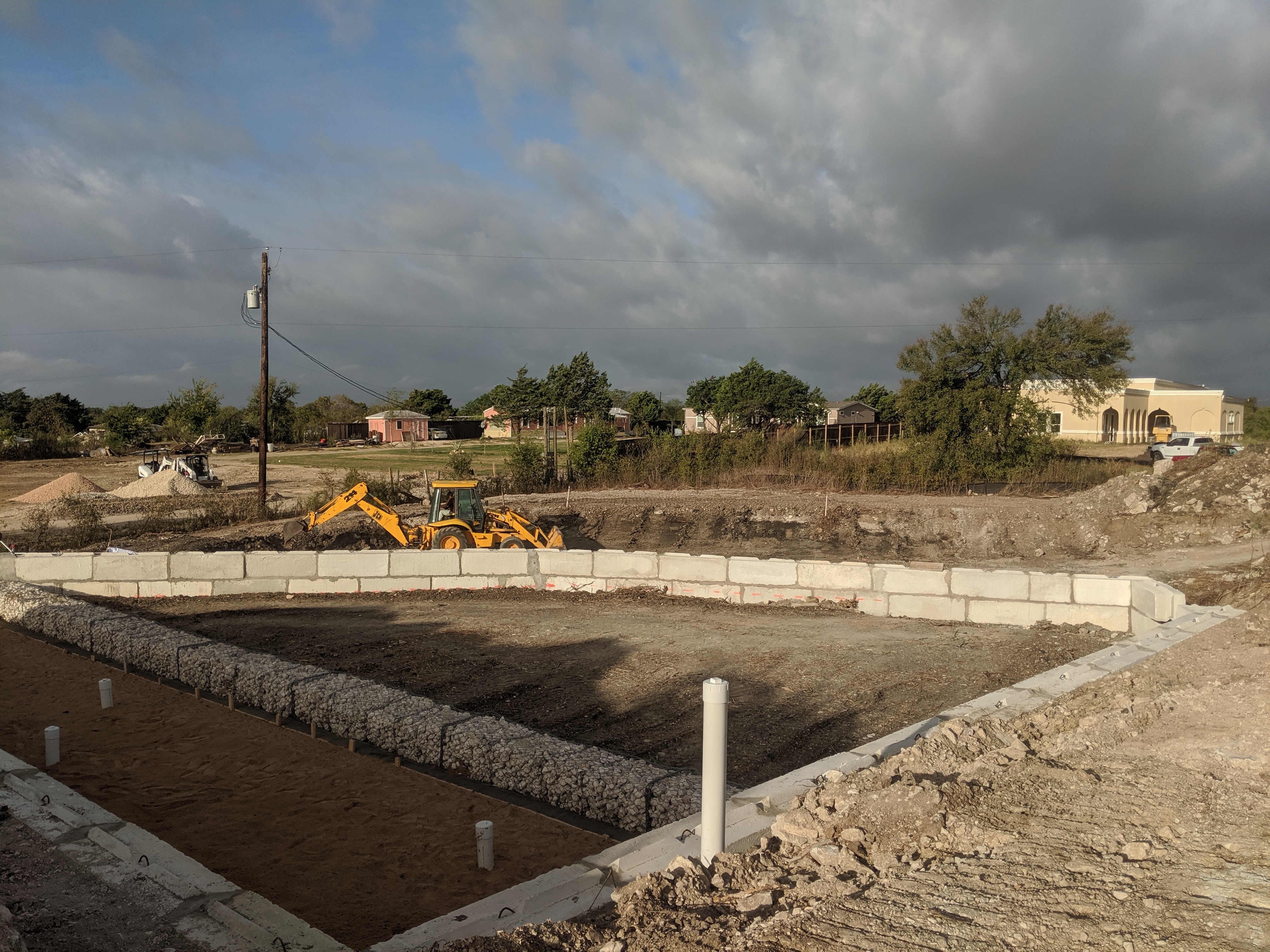 Nov 2019: Water quality pond completed